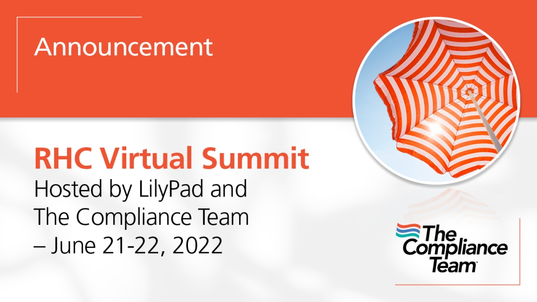 The Compliance Team and Lilypad Announce June RHC SUMMIT